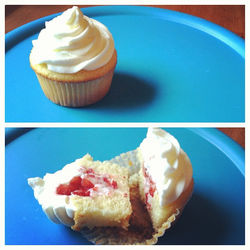 Strawberry Shortcake #cupcake #delicious #dessert #strawberry #cupcakes