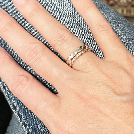 Baby Promise Ring Stack