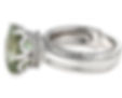 Oval Green Amethyst Basket Ring by Shana Farr Designs