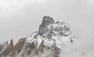 Montañas snowcap