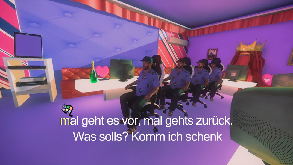 "Alleine Vorm Computer" Musikvideo