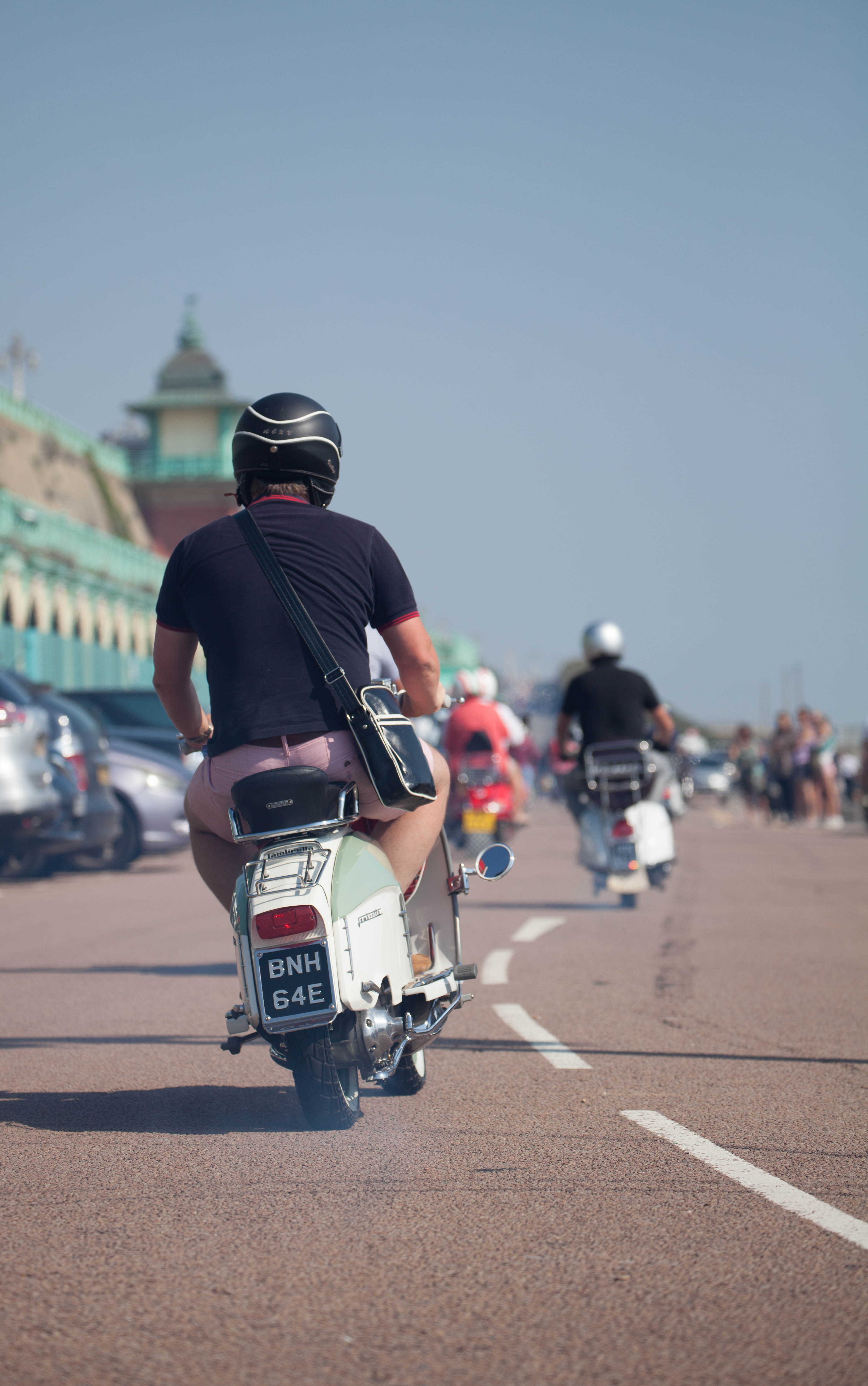Brighton 2017 ride out, view from behind