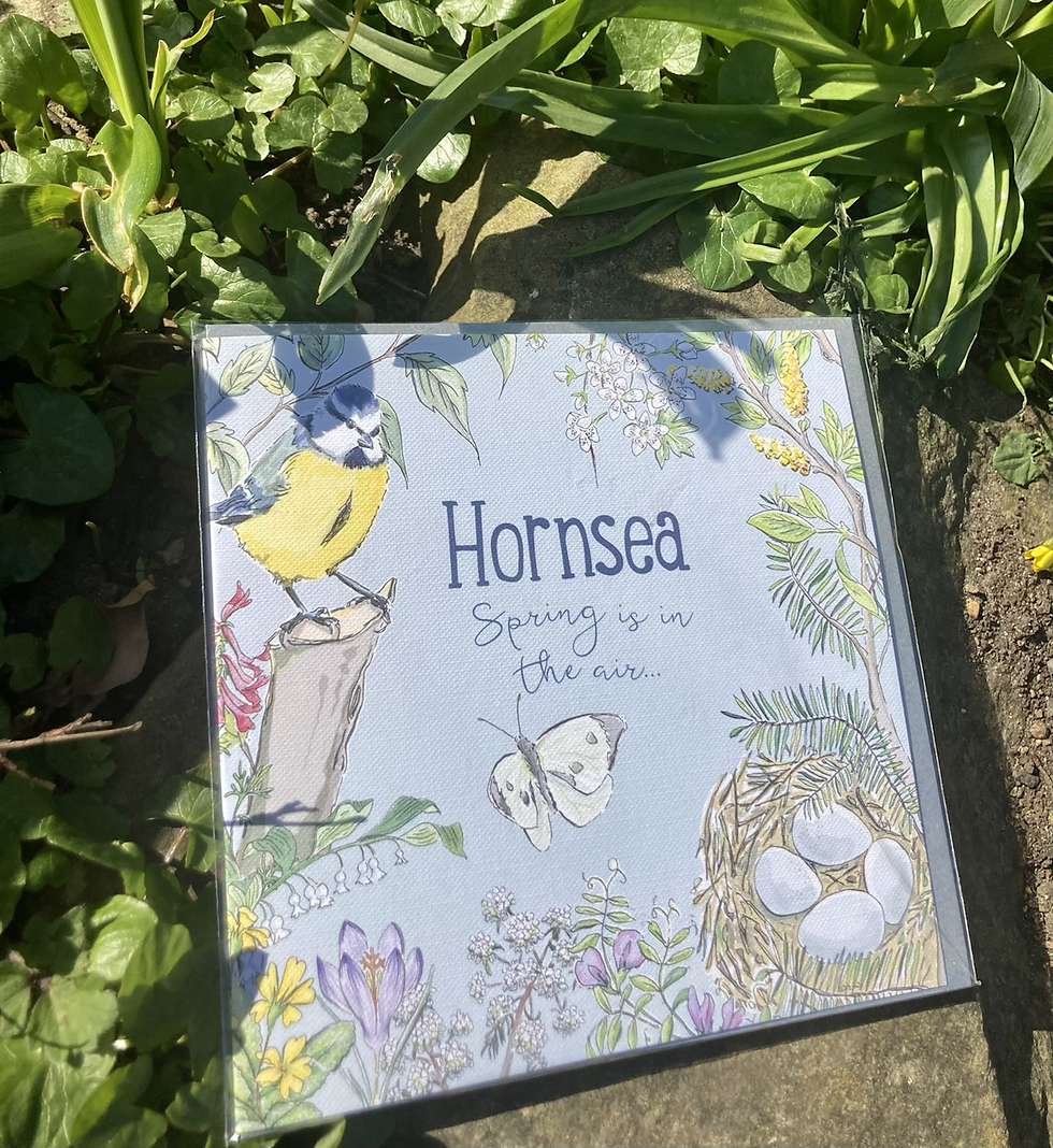 Thumbnail: Spring in Hornsea Greeting Card 