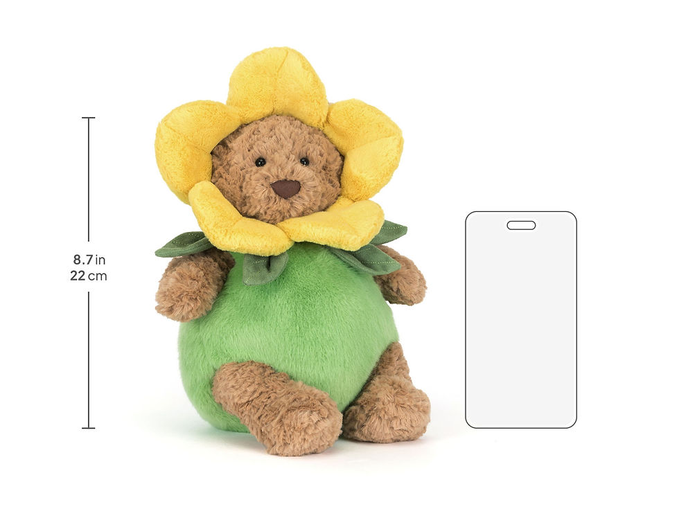 Thumbnail: Bartholomew Bear Daffodil Outfit
