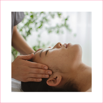 Customized facial treatment with gentle massage and mindful skincare application
