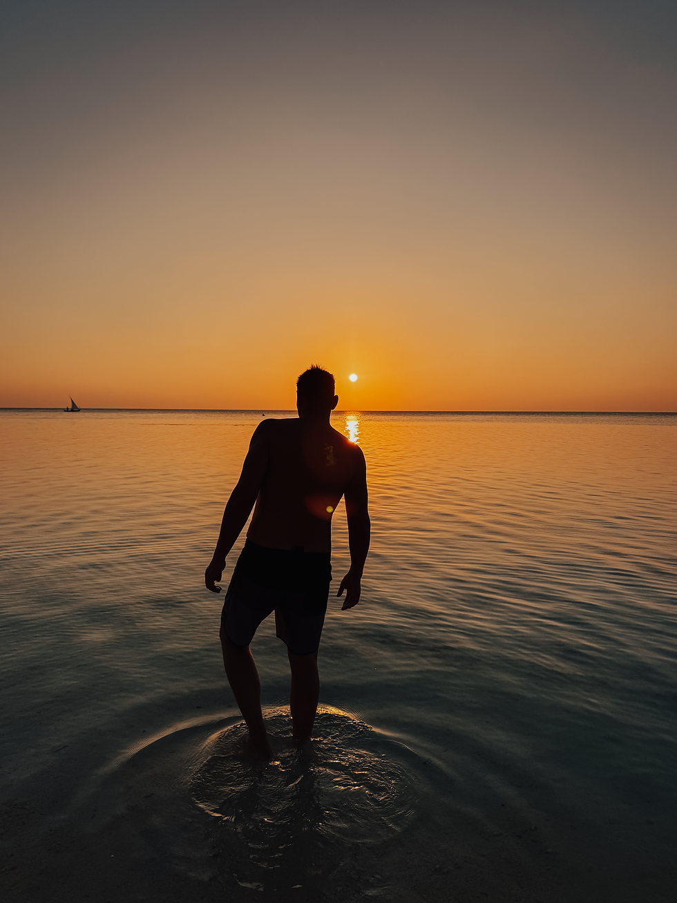 Sunset at Summer island Maldives