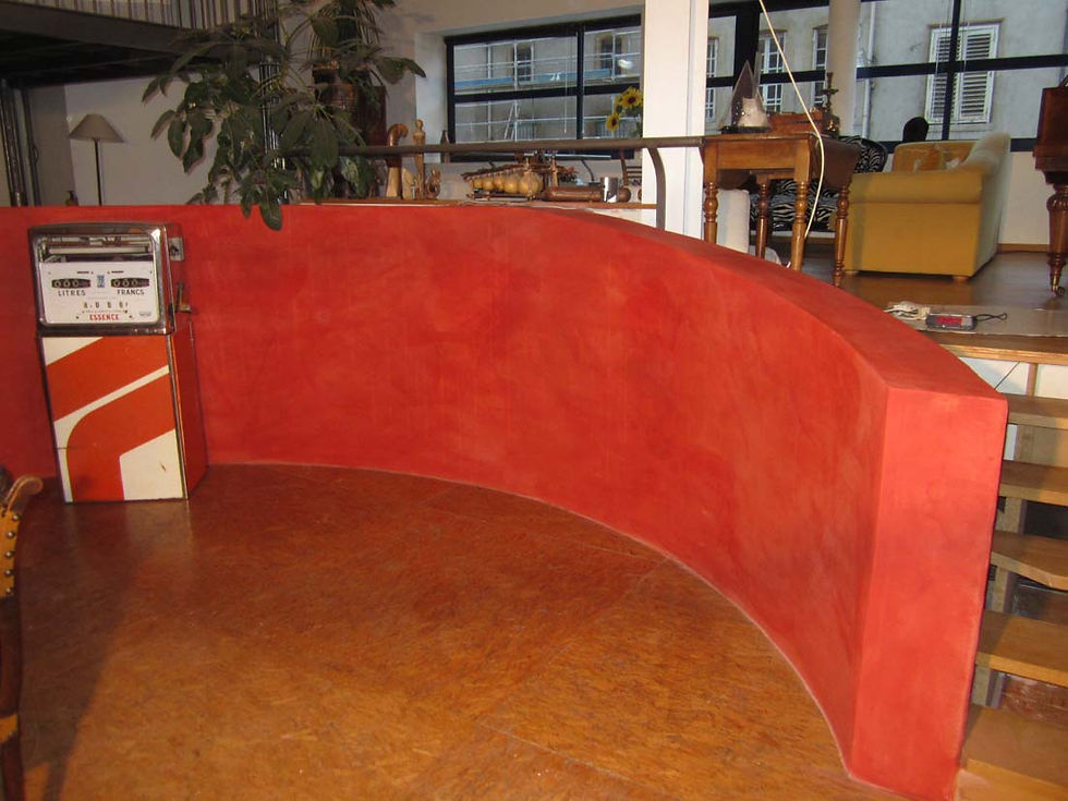 enduit rouge