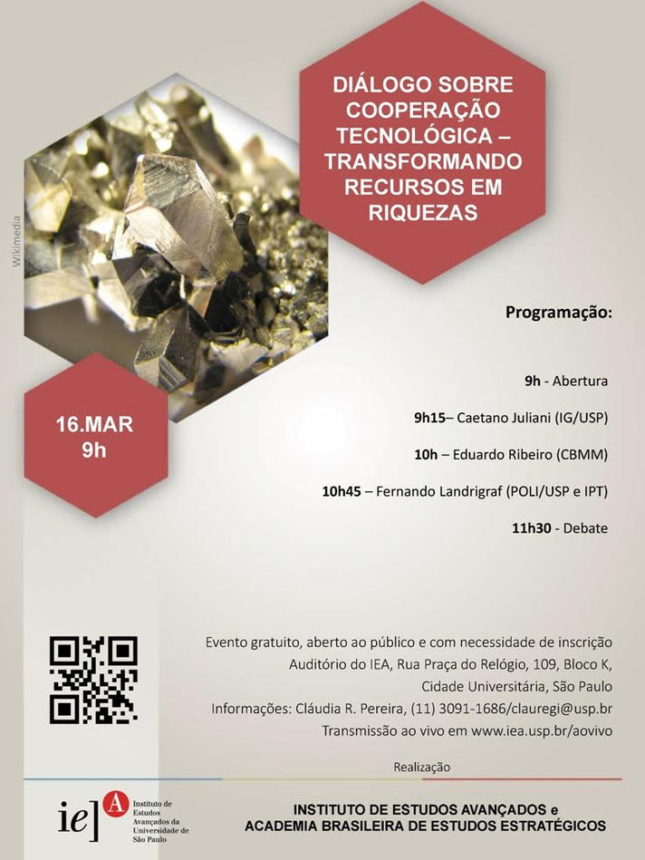 Diálogo sobre Cooperação Tecnológica - Transformando Recursos em Riquezas