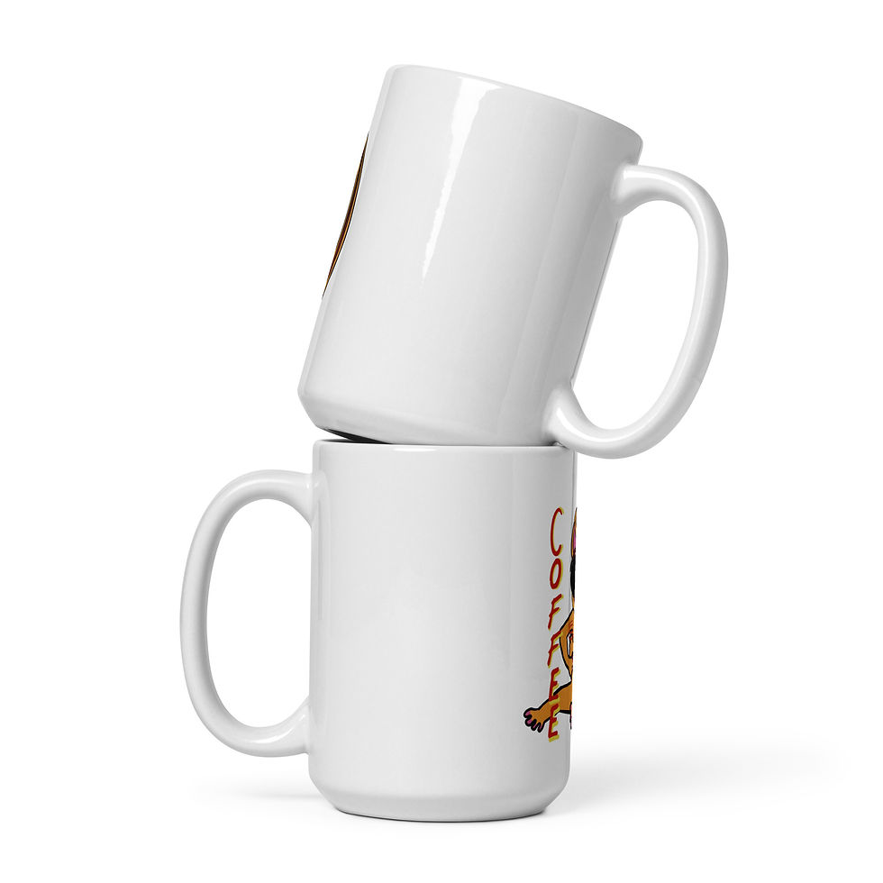 Thumbnail: White Mac and Bagu Mug 