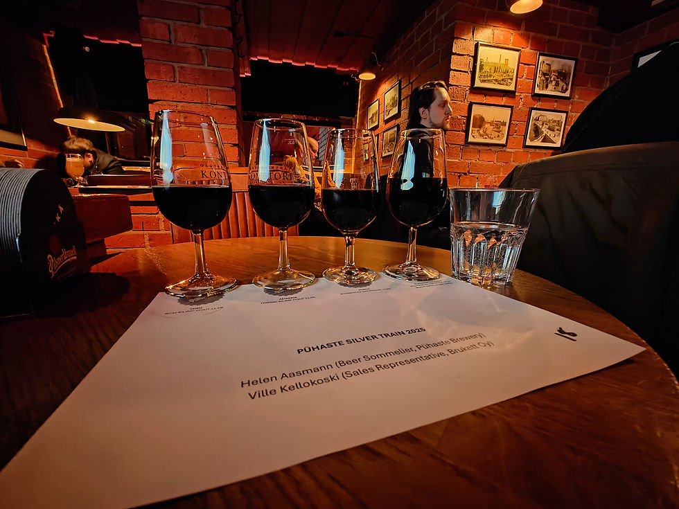 Beer Tasting - Pühaste Brewery | Four delicious barrel-aged beers.