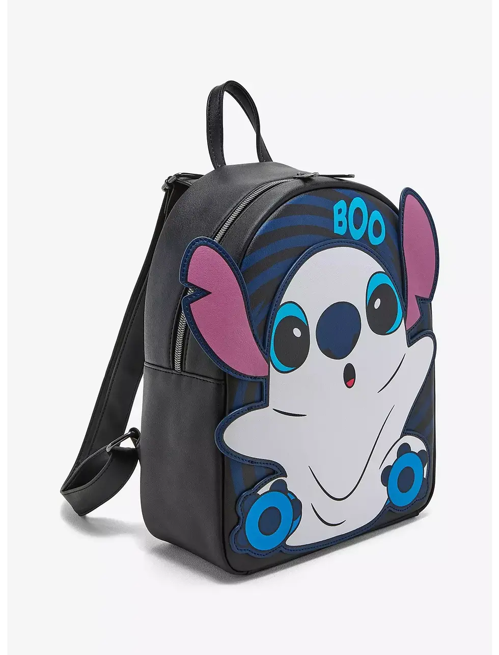 Thumbnail: Loungefly Disney Lilo & Stitch Ghost Stitch Glow-In-The-Dark Mini Backpack