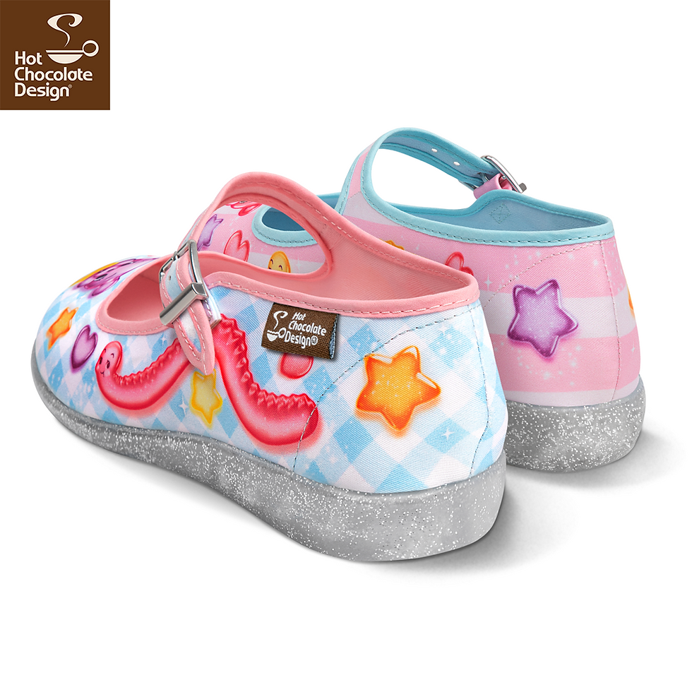 Thumbnail: Heels Sugar Rush - Hot Chocolate Design Mary Jane Flat shoes