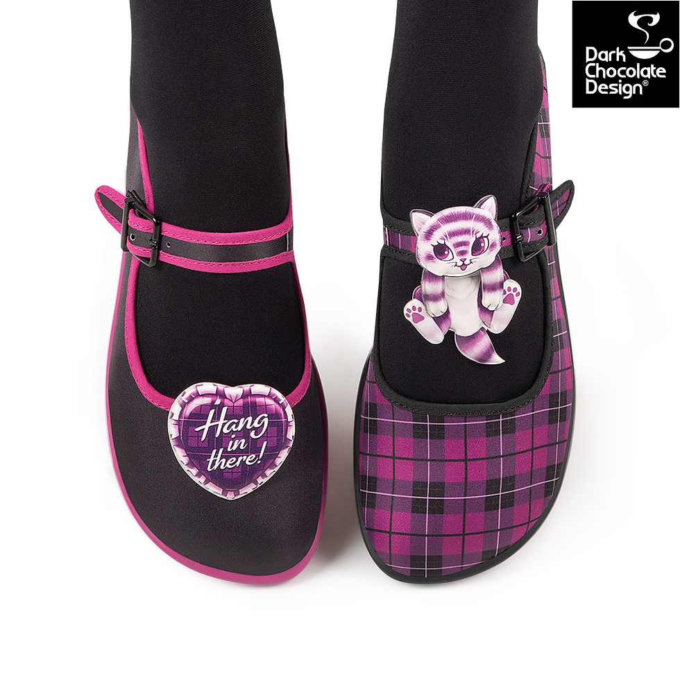 Thumbnail: Hang in There - Hot Chocolate Design Shoes
