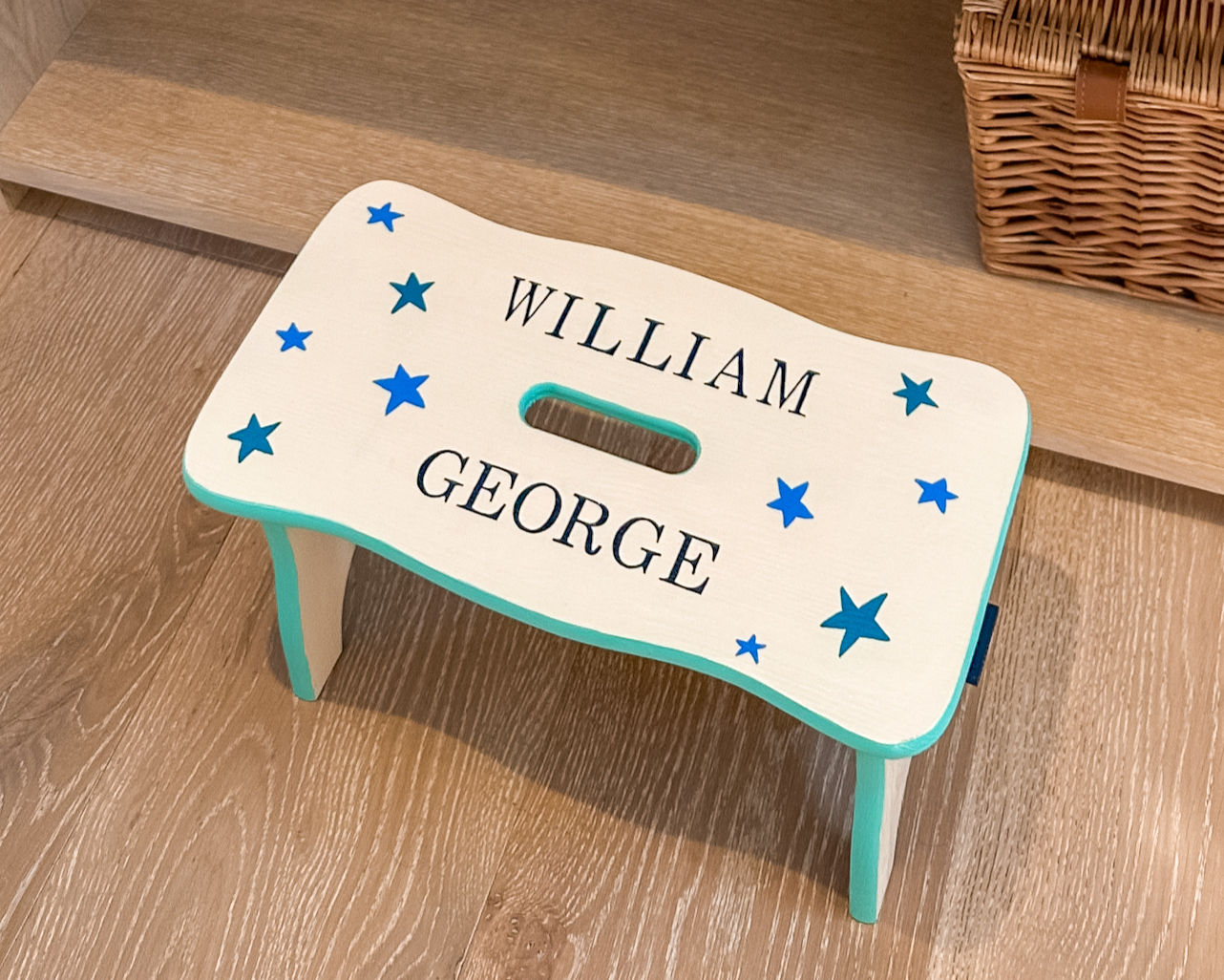 The 'Blue Star' Stool