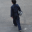 Thumbnail: BLACK DENIM LINEN KIMONO