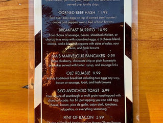 BREAKFAST at Greene's Pour House at the Granary