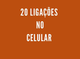 20 ligações no celular