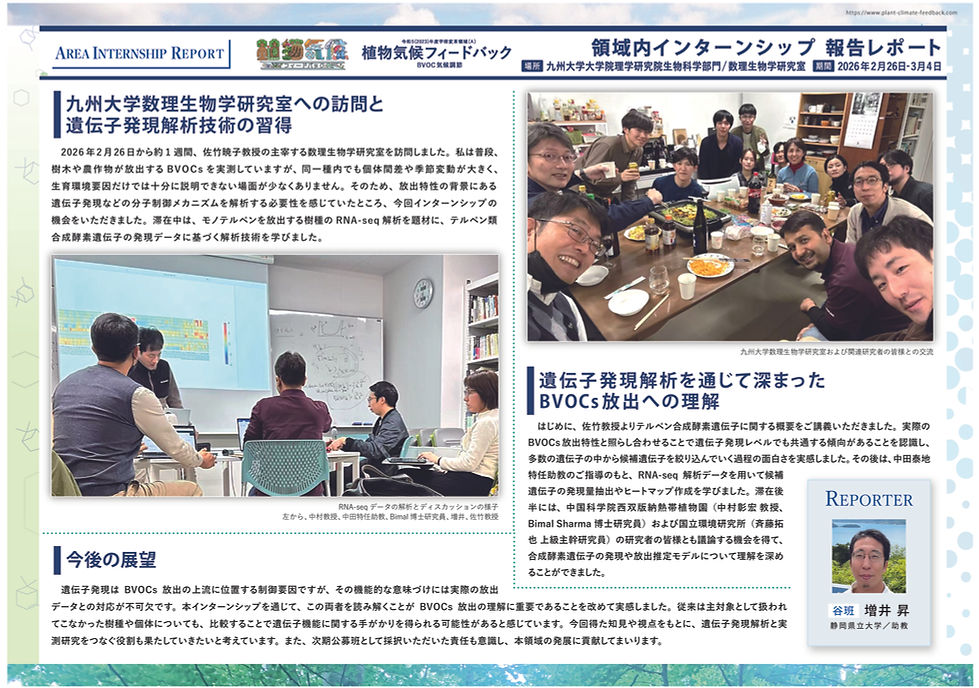 領域内インターンシップ