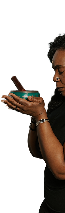 The Black Bali Psychic | Auntie Thick singing bowl