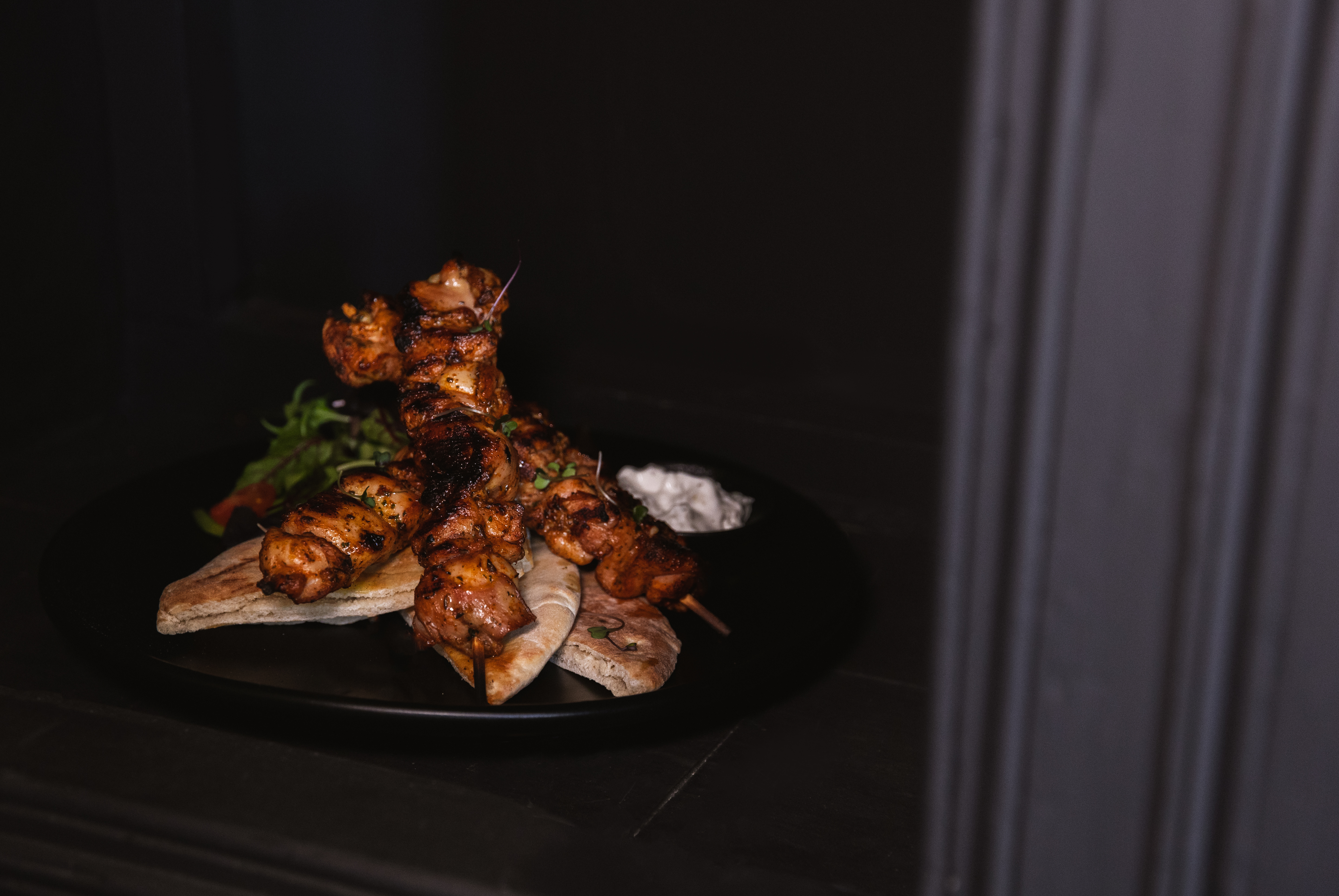 Arranged Food and Objects