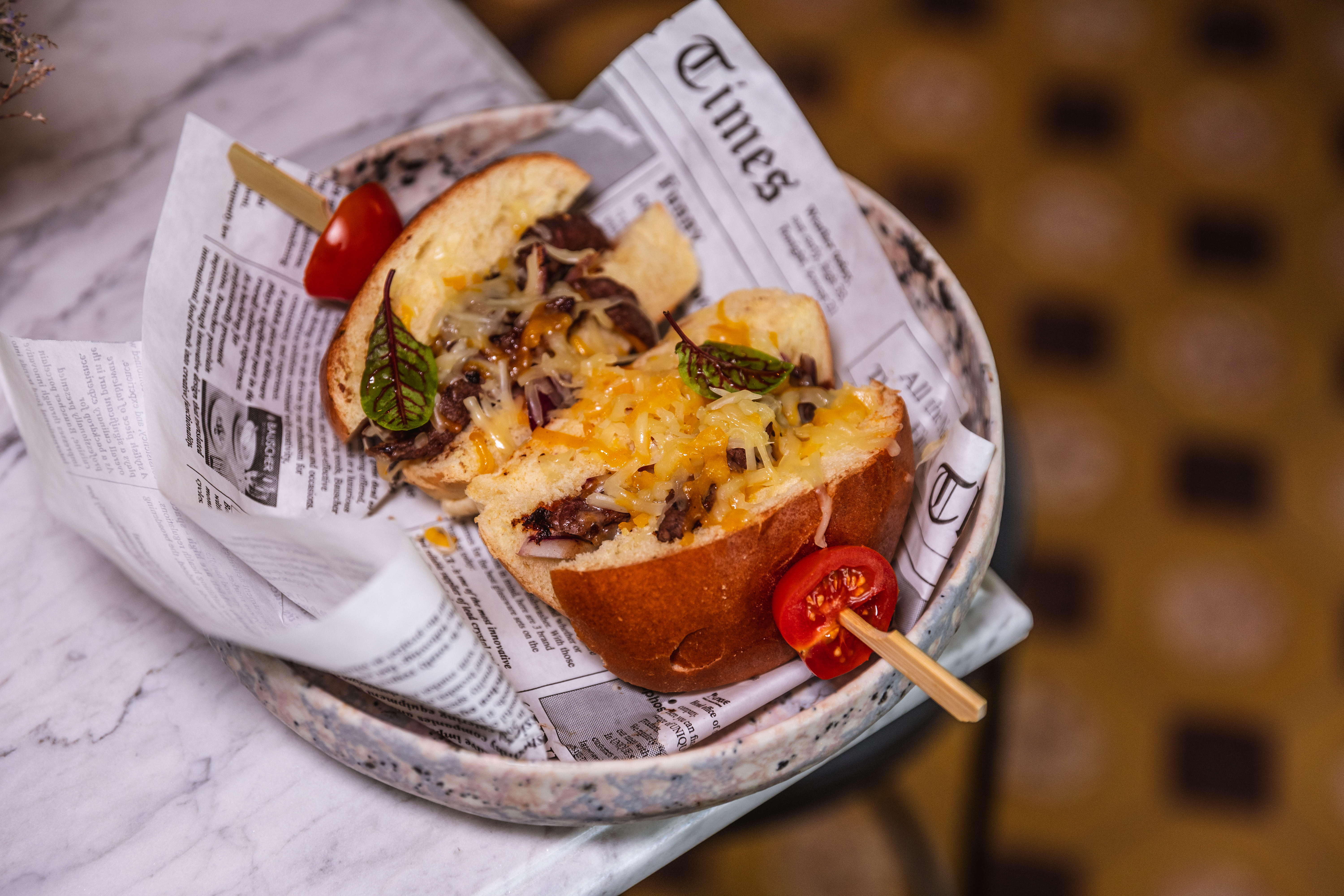 Arranged Food and Objects