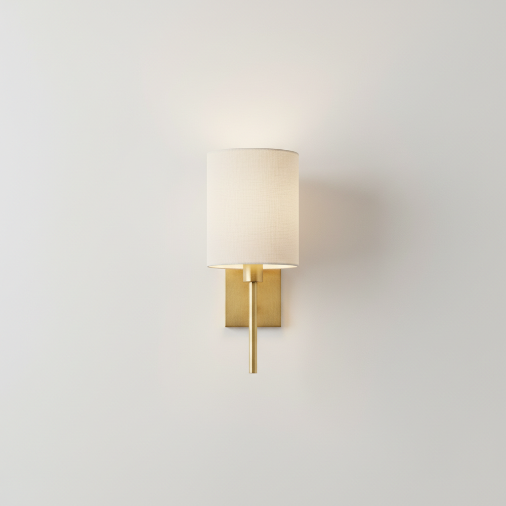 Brushed Gold Sconce