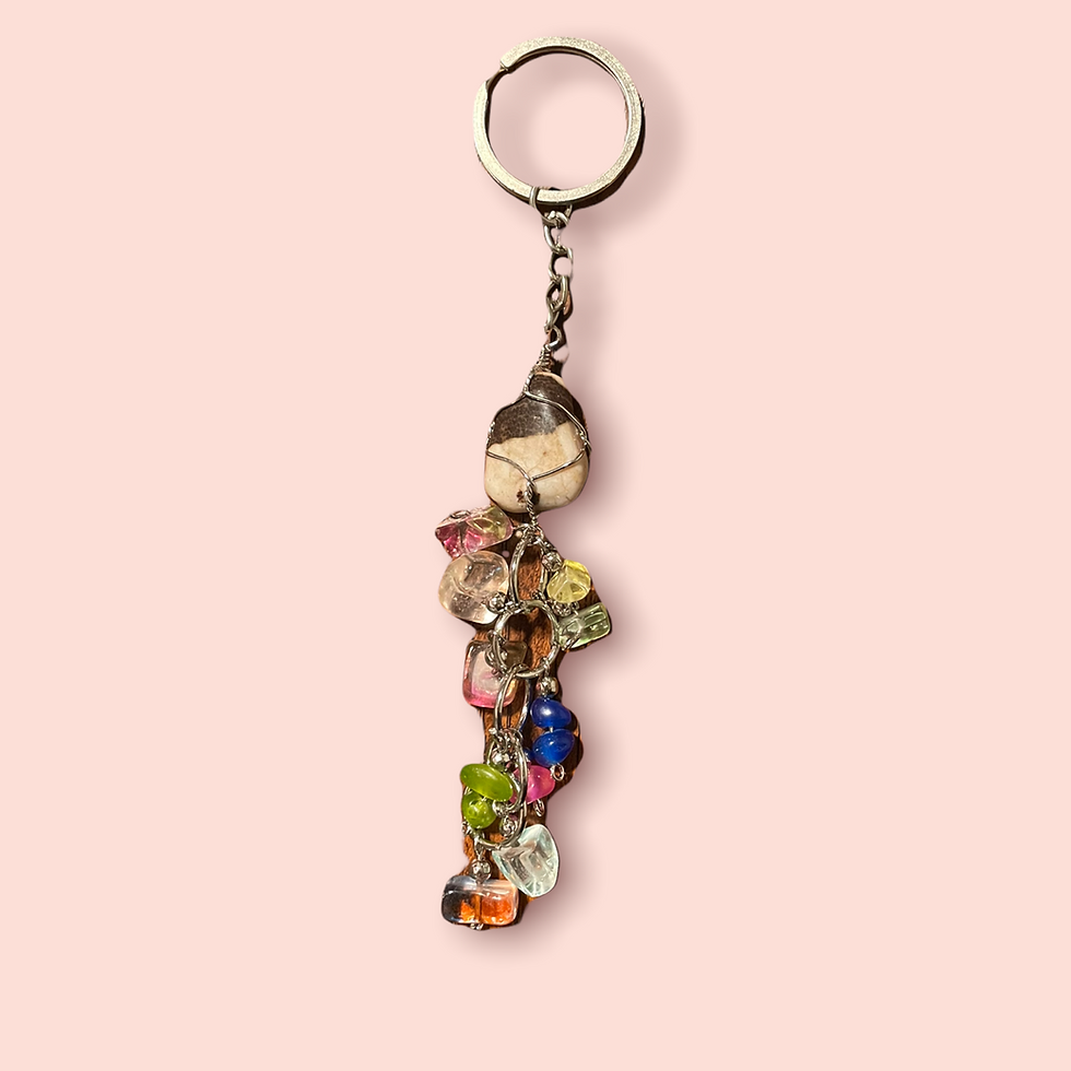 Thumbnail: Gemstone keychain 