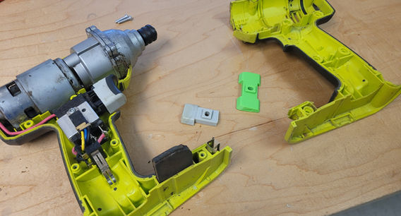 Scanning replacement parts for drill