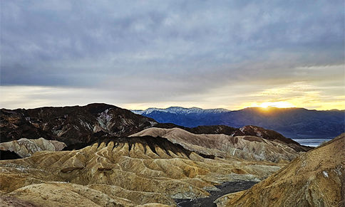Sunrise at Zabriskie Point, Death Valley National Park