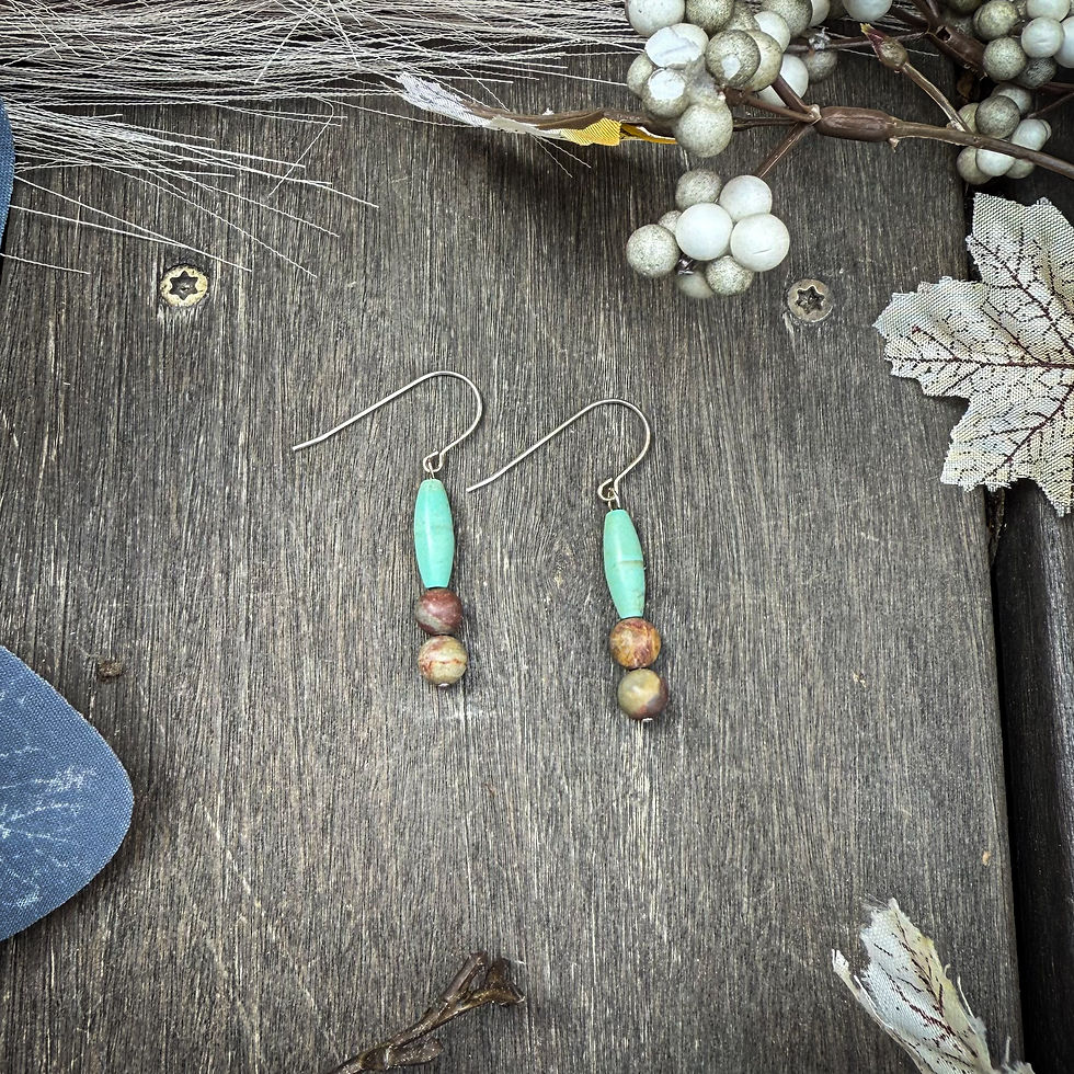 Magnesite & Jasper Earrings