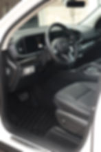The interior of a detailed car