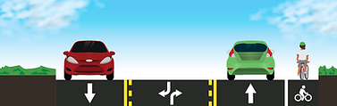 OneLaneEachDirection_MiddleTurnLane_BikeLane.png