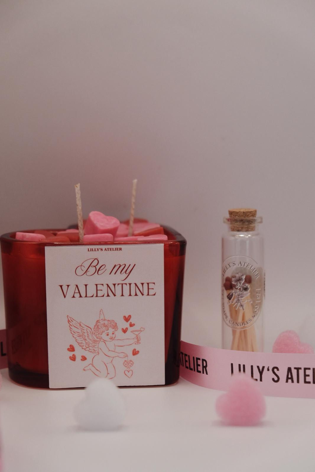 Heart Candle - Be my valentine