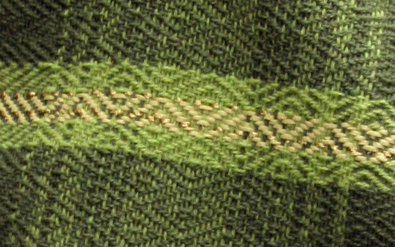 Thumbnail: EVEN MORE GREEN, pure wool scarf