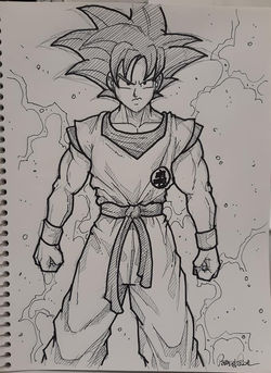 goku standing