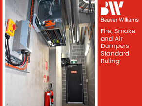 Fire, Smoke and Air Dampers Standard Ruling