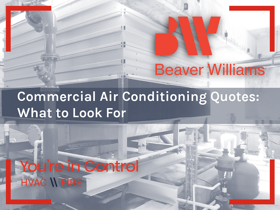 Commercial Air Conditioning Quote Advice Sydney