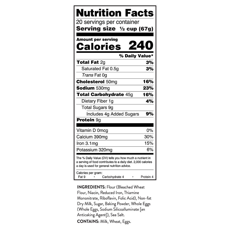 Thumbnail: Simple Kitchen Pancake Mix- 20 Serving Can