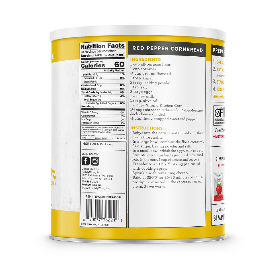 Thumbnail: Simple Kitchen FD Corn - 23 Serving Can