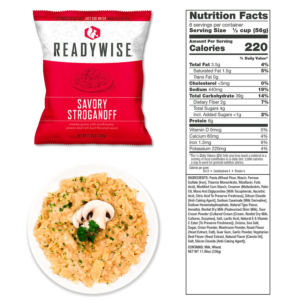 Thumbnail: 84 Serving Breakfast and Entrée Grab and Go Food Kit