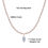 Thumbnail: 3 Carat Marquise Cut Pendant Moissanite Diamond Tennis Necklace 