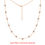 Thumbnail: 3 Carat Marquise Cut Pendant Moissanite Diamond Tennis Necklace 