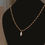 Thumbnail: 3 Carat Marquise Cut Pendant Moissanite Diamond Tennis Necklace 
