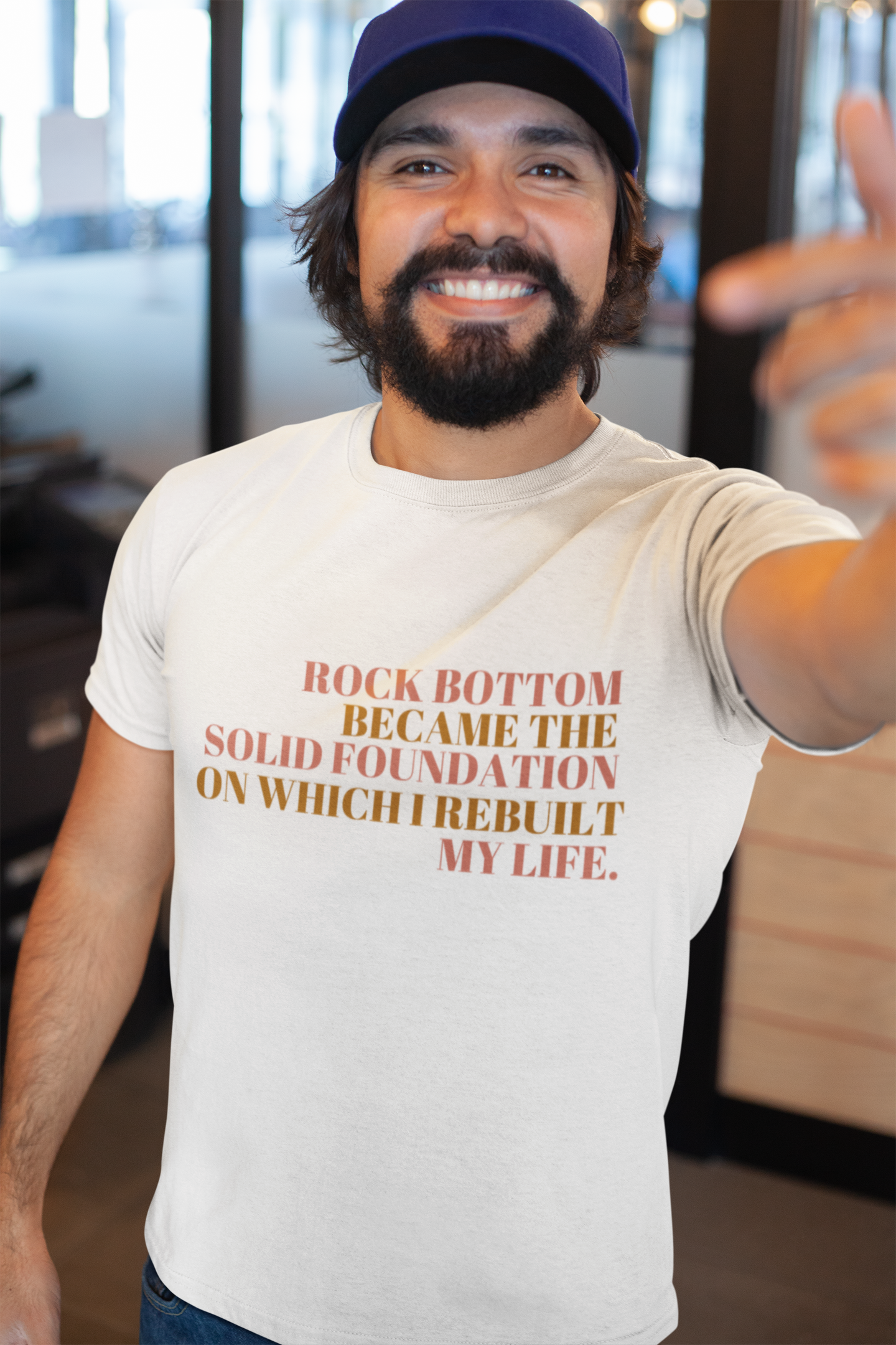 Rock Bottom Shirt, Recovery Shirt, Sober Shirt, AA Shirt, NA Shirt