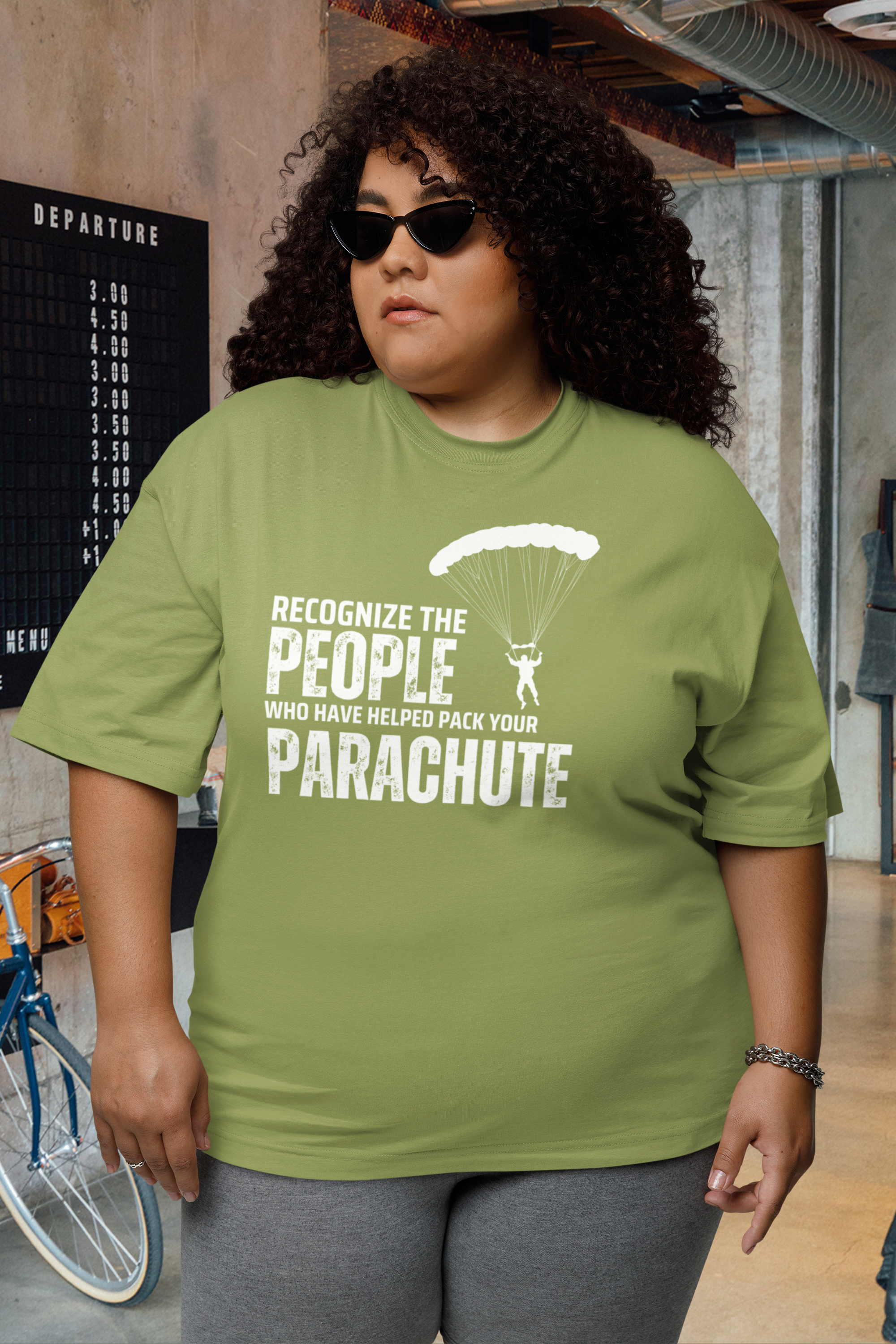 Recognize the People who have helped Pack your Parachute Shirt