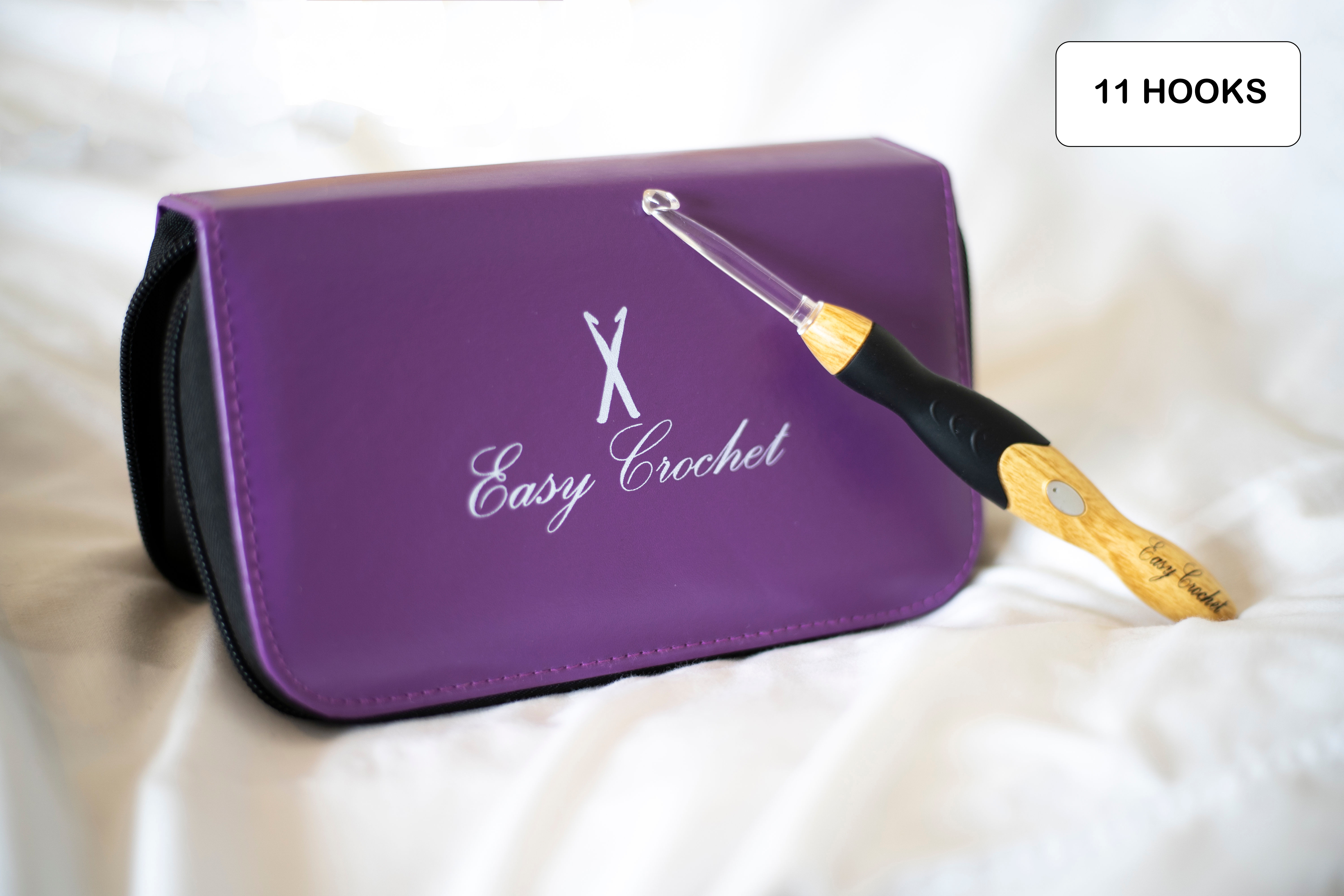 Light up Crochet Hook Set (11 Hooks)