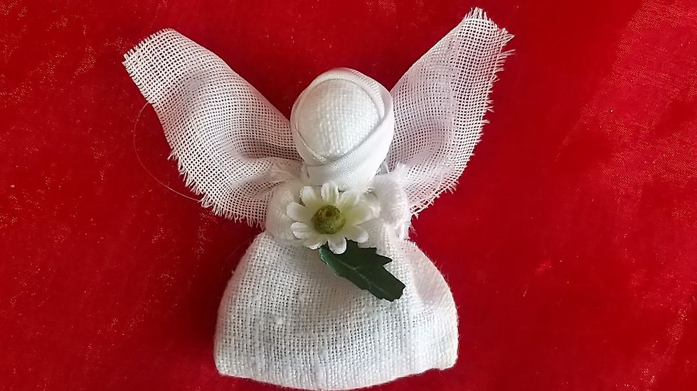 Ангелочек с цветком