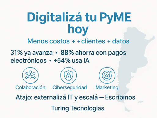Digitalización de PyMEs en Argentina: avances, desafíos y oportunidades