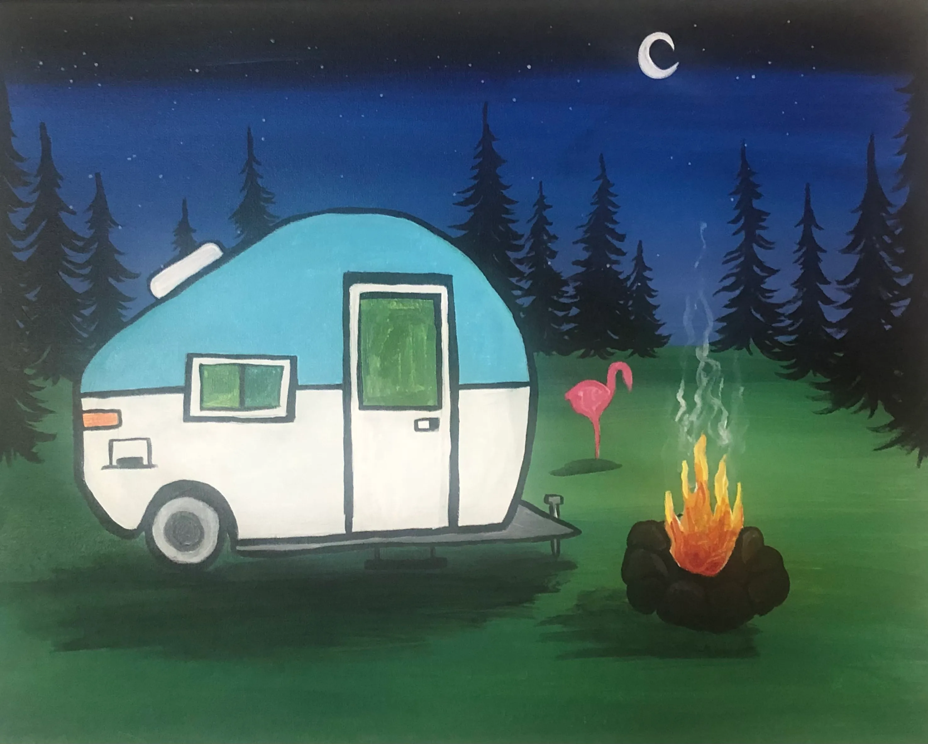 PaintNite at the Campground!