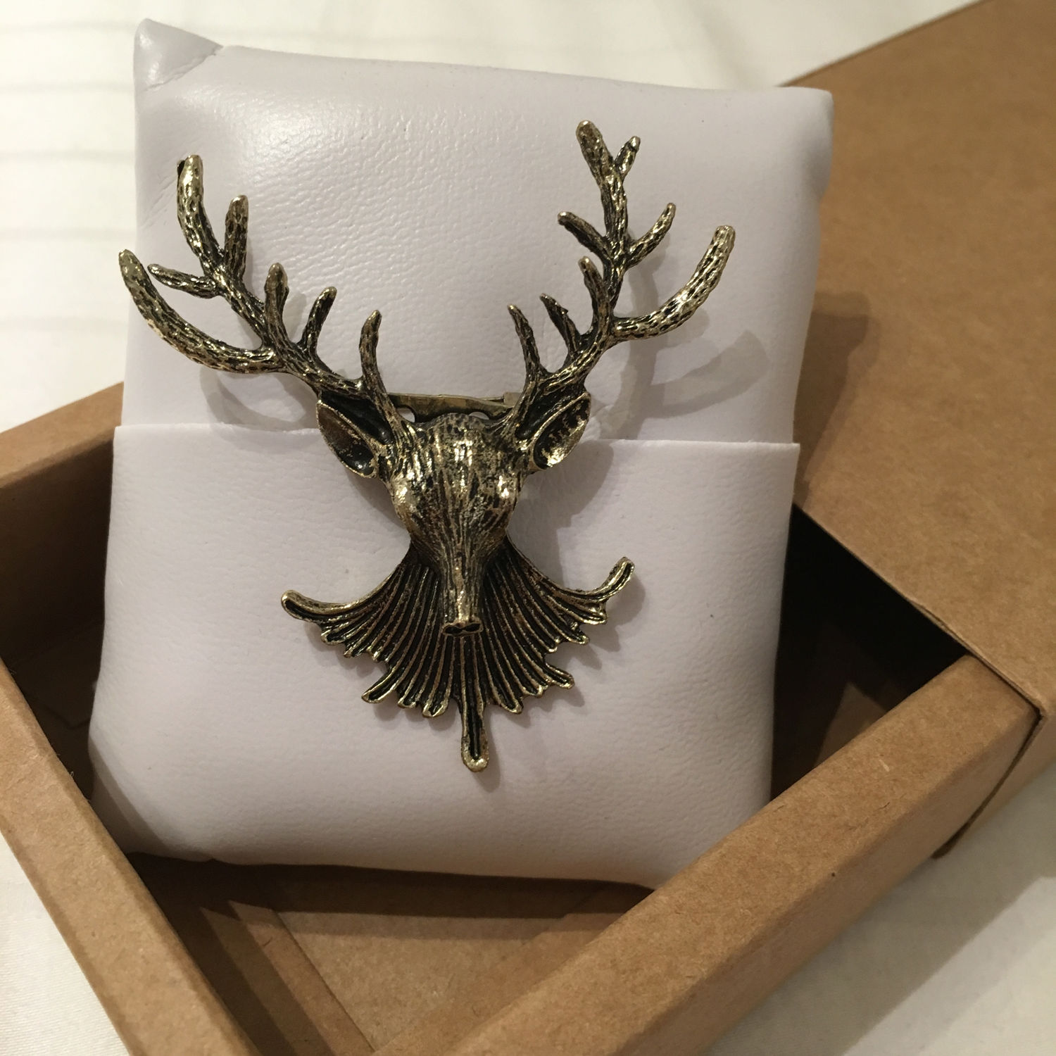 Rustic Stag Lapel Pin